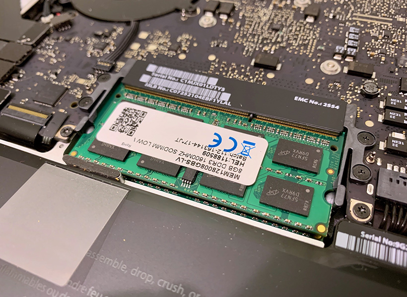 late 2012 macbook pro max ram