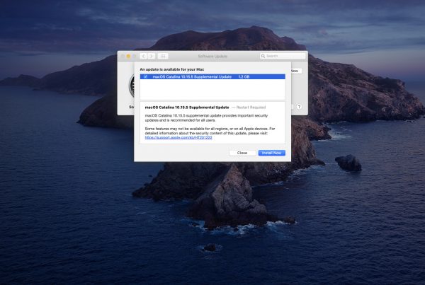 macOS Catalina 10.15.5 supplemental update